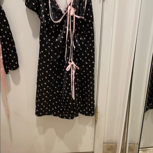 Seven ‘til Midnight black with pink polka dots set - Picture 5 of 6